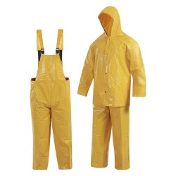 Traje jardinera agua poliéster amarillo fullgen talla l