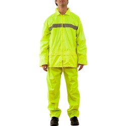 Traje ejecutivo poliéster amarillo flúor alaska talla xxl