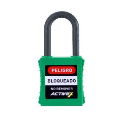 CANDADO ACTIVEX D31 DIELECTRICO VERDE