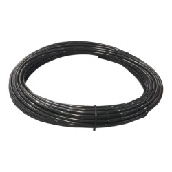 TECALAN 6 MM NEGRO - 25 MTS