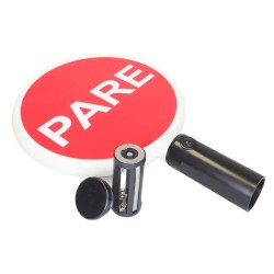 PALETA DE SEÑALIZACIÓN  PARE Y SIGA LED