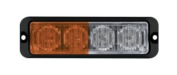 FOCO LATERAL BLANCO / ÁMBAR  ESTROBOSCÓPICO 12 Y 24 VOLTS