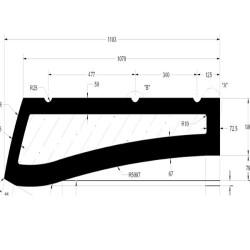 VIDRIO INFERIOR CHOFER VOLARE TRS / WL