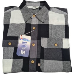 CAMISA TRUCK REPUBLIC NEGRA/BLANCA M