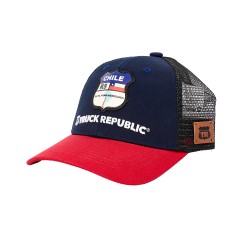 GORRO JOCKEY AZUL/ROJO CHILE - TRUCK REPUBLIC