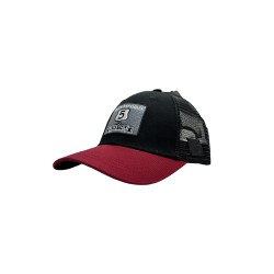 GORRO JOCKEY NEGRO/VINO RUTA 5 - TRUCK REPUBLIC