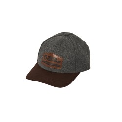 GORRO JOCKEY PAÑO GRIS/VIS CAFE - TRUCK REPUBLIC