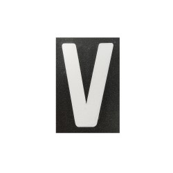 PLANTILLA ADHESIVA PATENTE LETRA V