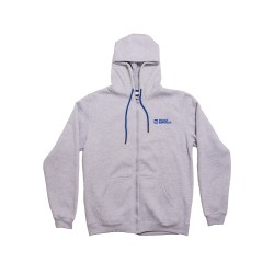 POLERÓN CIERRE GORRO GRIS MELANGE BACK TRUCK TR TALLA XXL