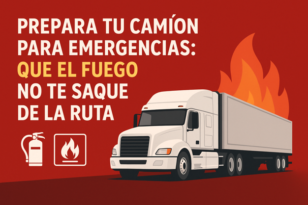 Prepara tu camión para emergencias: que el fuego no te saque de la ruta