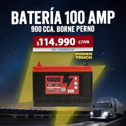 Batería 100 amp 900 cca