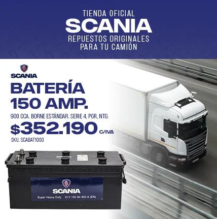Batería camión Scania