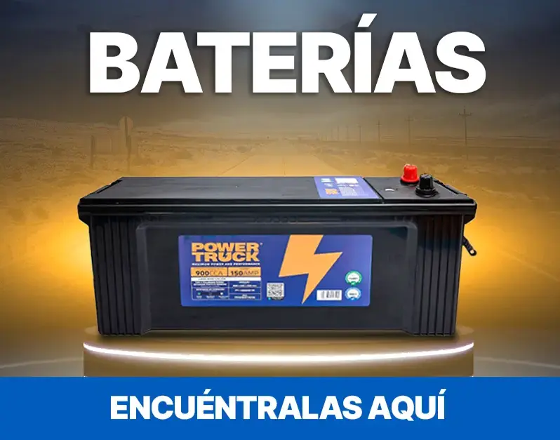 Baterías para camiones, buses, camionetas, auto