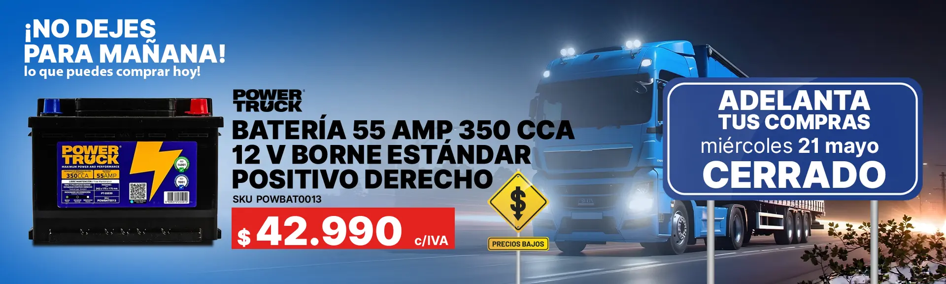 Batería 55