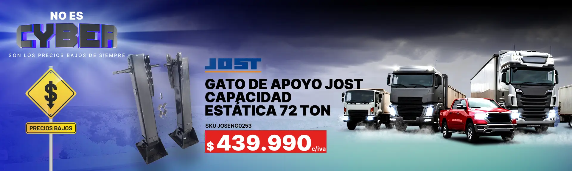 Gato de apoyo 72 toneladas