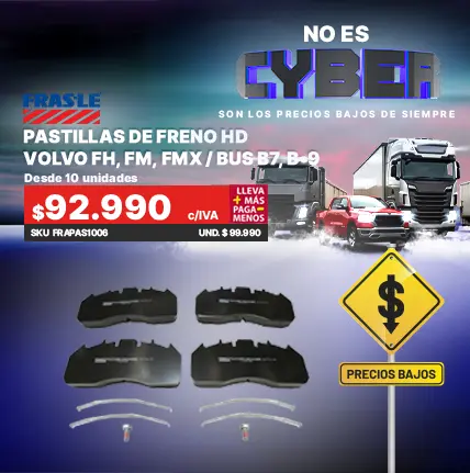 pastilla freno volvo