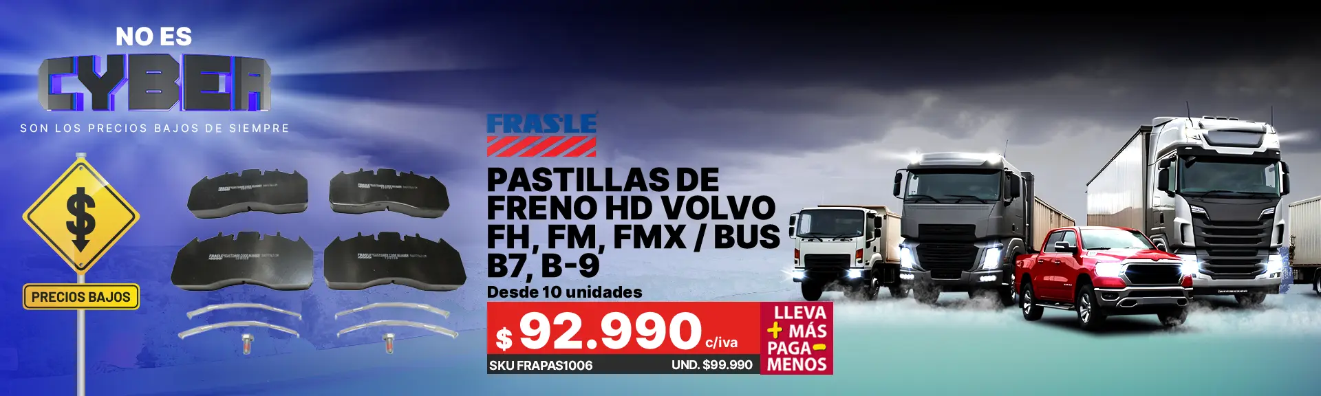 pastilla freno volvo