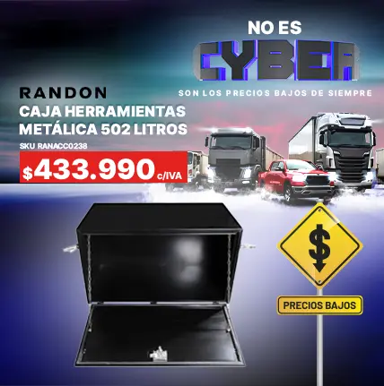 Caja de herramientas camión 502 litros