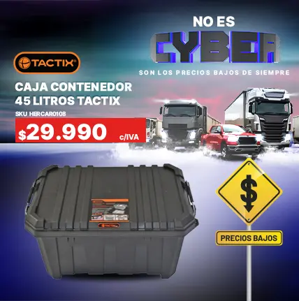 Caja contenedor 45 litros