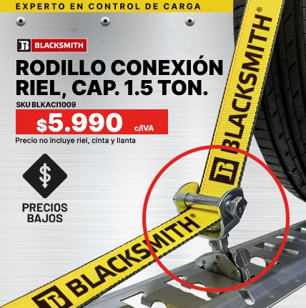 Rodillo para riel logístico
