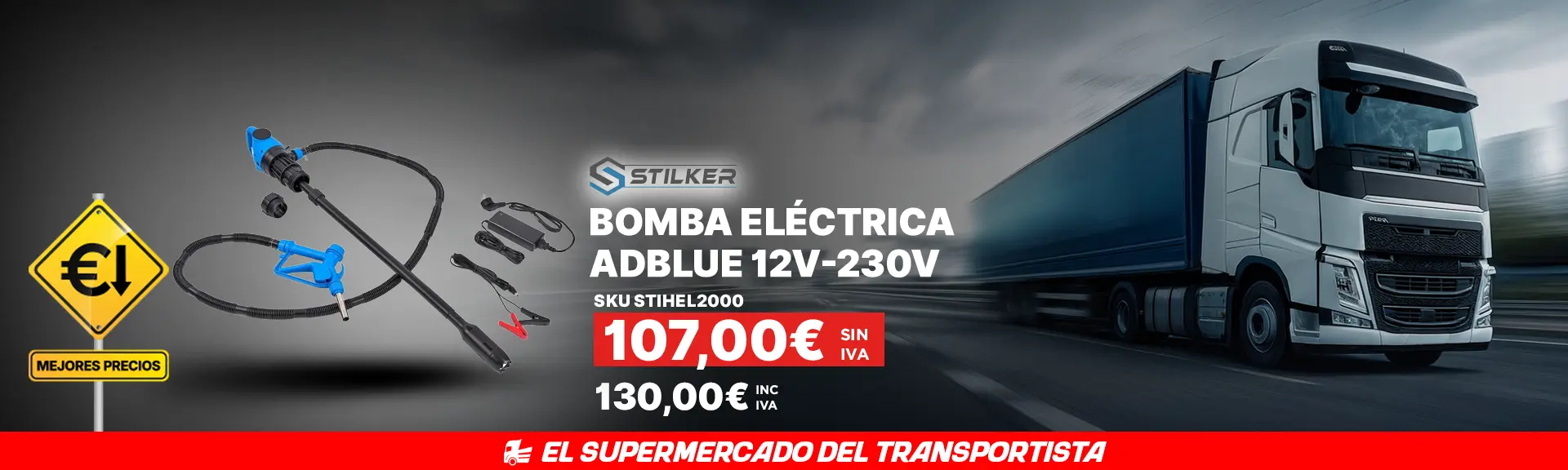 Bomba electrica adblue 12v-230v STIHEL2000